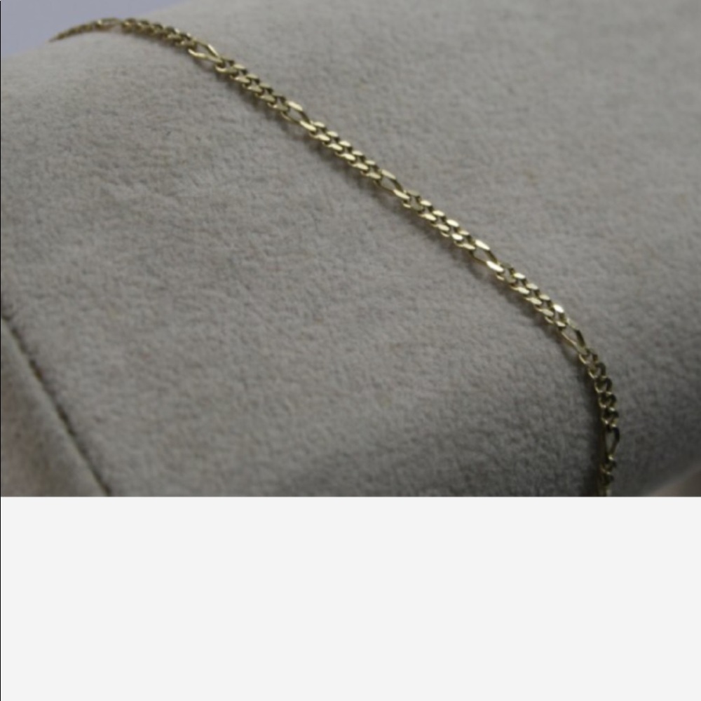 14k gold link bracelet